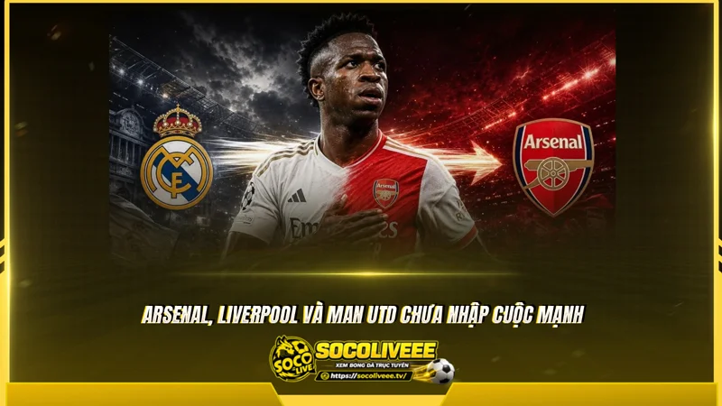 Arsenal nhà đương kim vô địch Ngoại hạng Anh được cho là đang theo dõi Vinicius Junior Arsenal nhà đương kim vô địch Ngoại hạng Anh được cho là đang theo dõi Vinicius Junior
